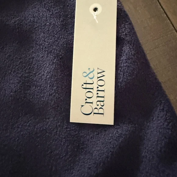 Croft & Barrow Navy Blue Fleece Vest - Large - Picture 5 of 6